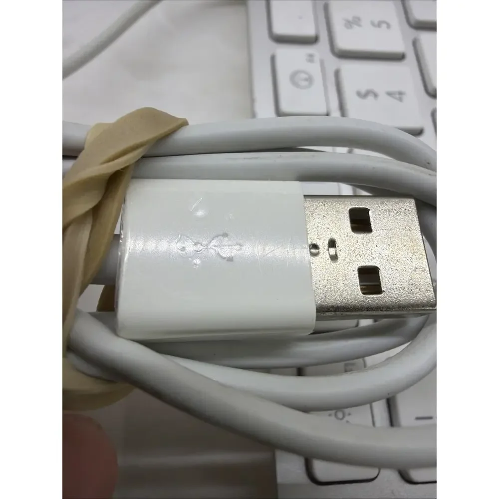 The Smallest and Most Compact USB Wired Apple Mac Keyboard Model A1242 MB869LL/A